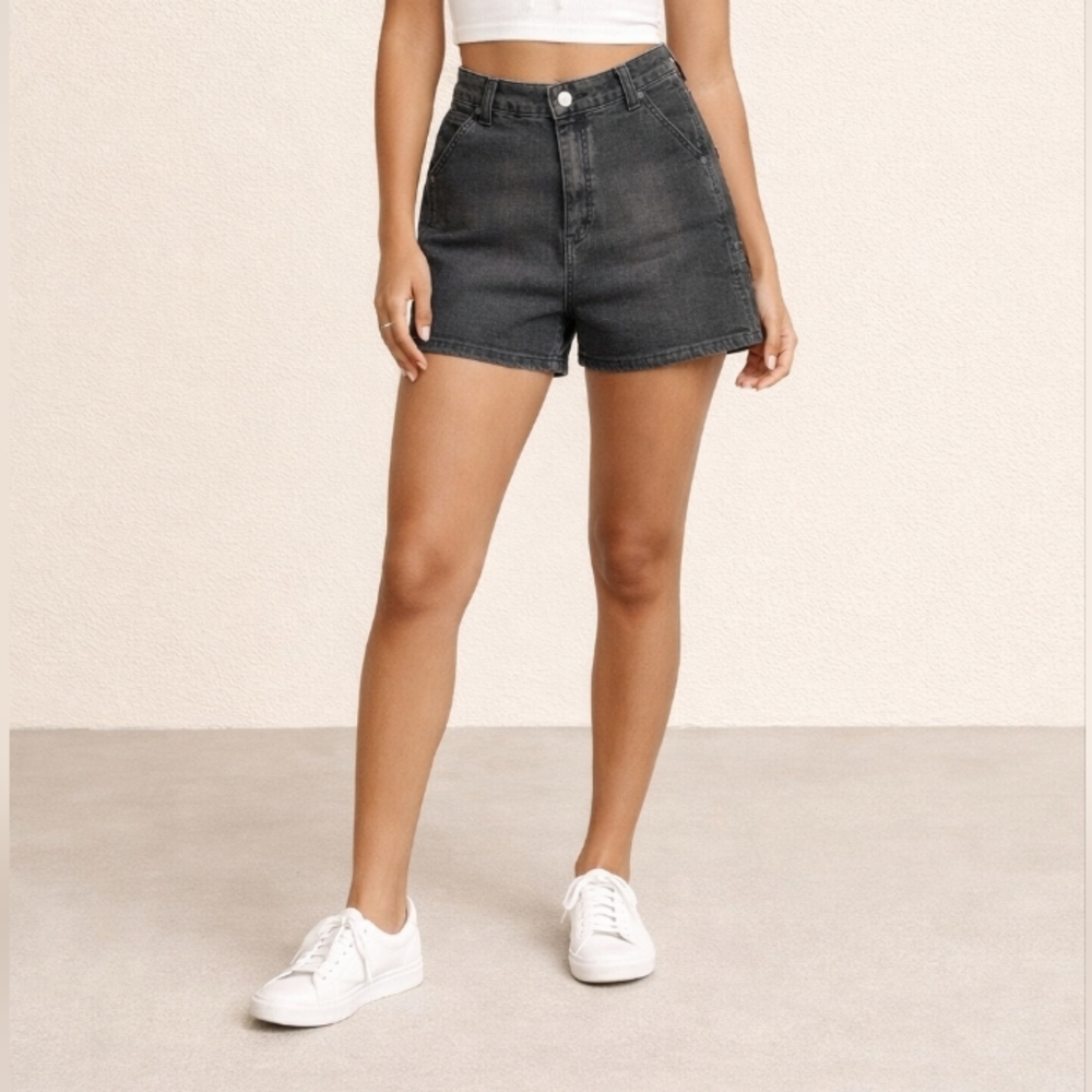 Riveted by LEE Denim 90's High-rise Carpenter Style Jean Shorts 10 Y2k